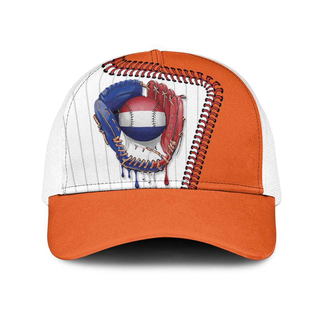 Dripping Baseball Netherlands Mesh Trucker Cap
