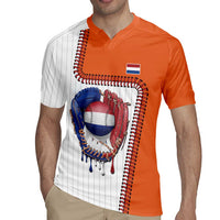 Custom Dripping Baseball Netherlands Rugby Jersey
