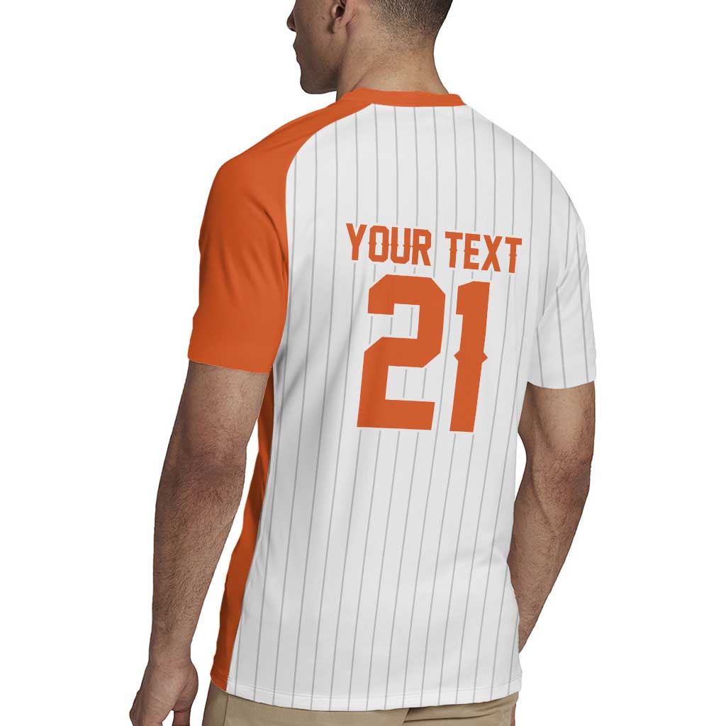 Custom Dripping Baseball Netherlands Rugby Jersey