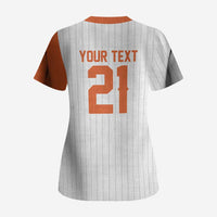 Custom Dripping Baseball Netherlands Scrub Top