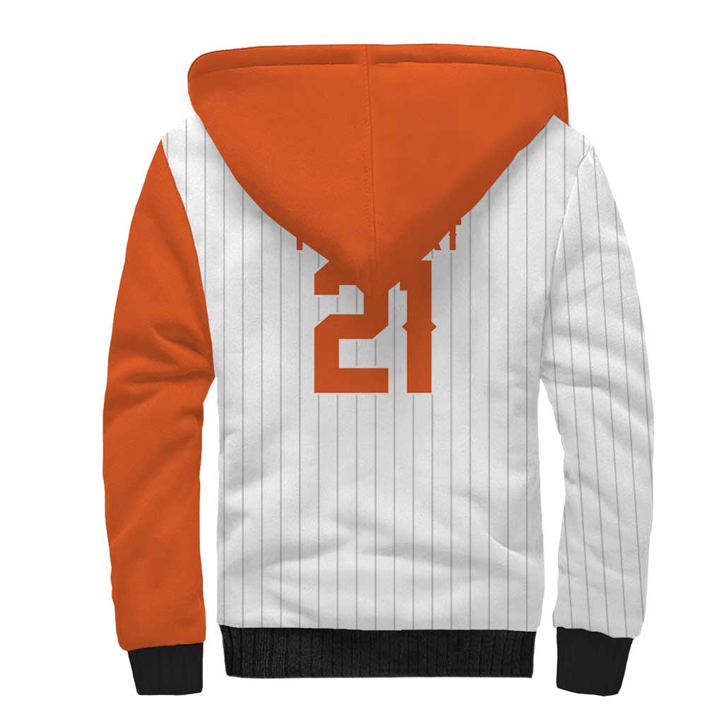 Custom Dripping Baseball Netherlands Sherpa Hoodie