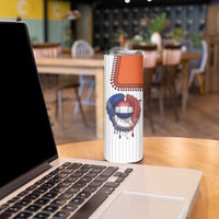 Custom Dripping Baseball Netherlands Skinny Tumbler