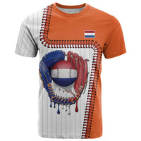 Custom Dripping Baseball Netherlands T Shirt
