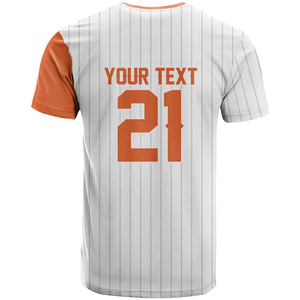 Custom Dripping Baseball Netherlands T Shirt