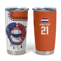 Custom Dripping Baseball Netherlands Tumbler Cup
