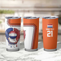Custom Dripping Baseball Netherlands Tumbler Cup
