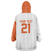 Custom Dripping Baseball Netherlands Wearable Blanket Hoodie