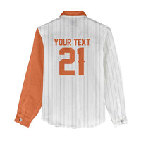 Custom Dripping Baseball Netherlands Women Casual Shirt