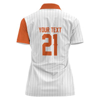 Custom Dripping Baseball Netherlands Women Polo Shirt