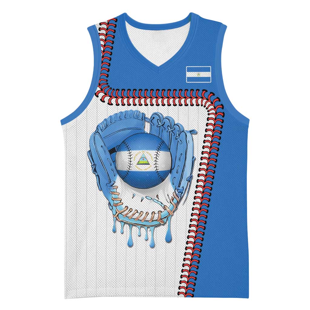 Custom Dripping Baseball Nicaragua Basketball Jersey
