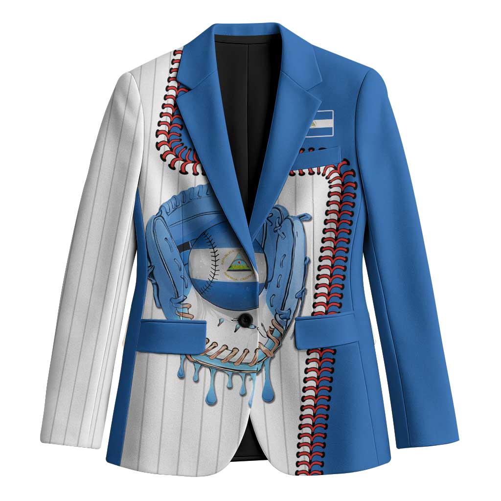Custom Dripping Baseball Nicaragua Blazer