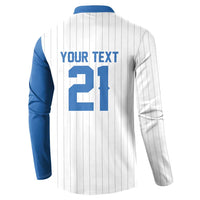 Custom Dripping Baseball Nicaragua Button Sweatshirt