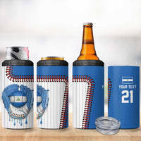 Custom Dripping Baseball Nicaragua 4 in 1 Can Cooler Tumbler