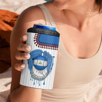Custom Dripping Baseball Nicaragua 4 in 1 Can Cooler Tumbler