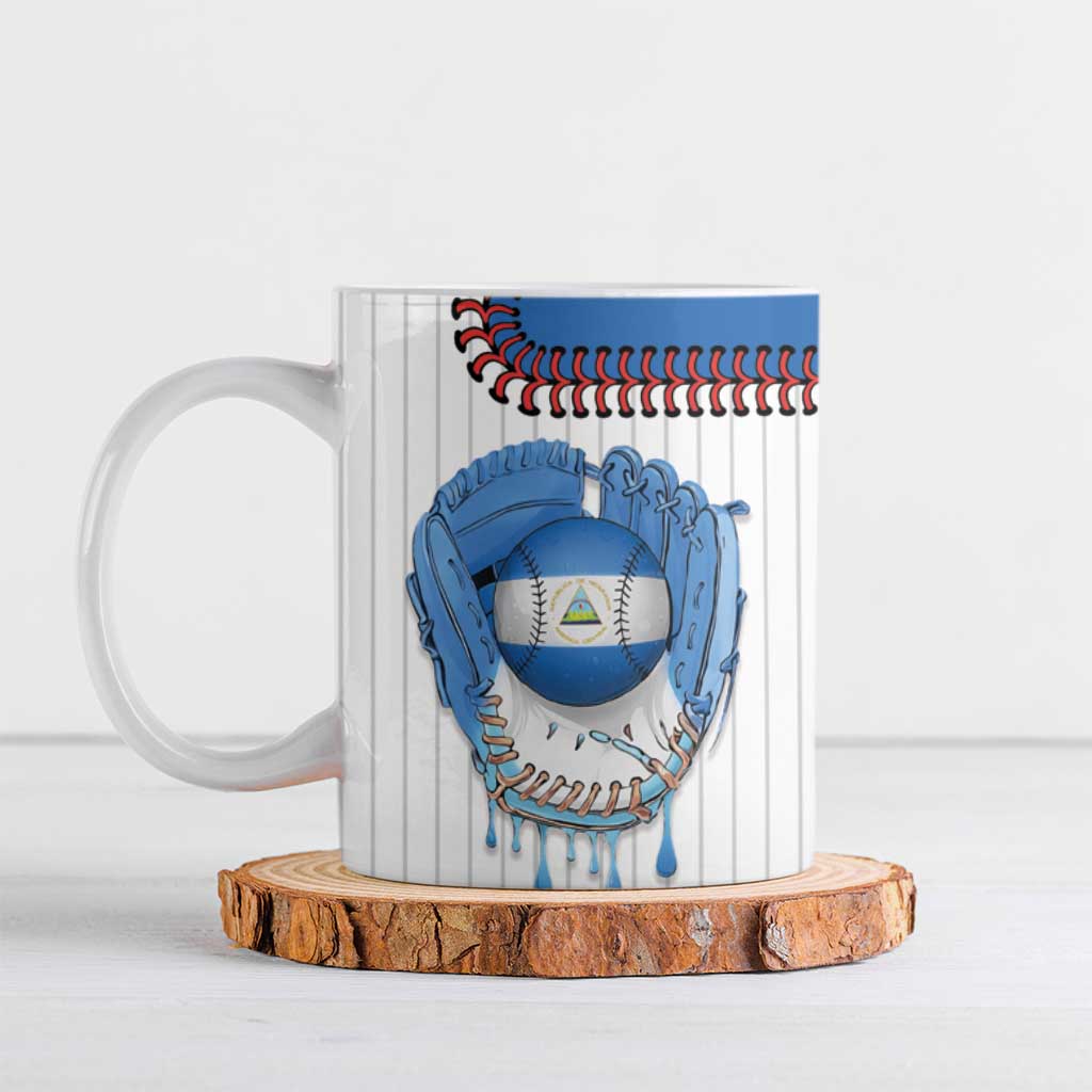 Custom Dripping Baseball Nicaragua Ceramic Mug