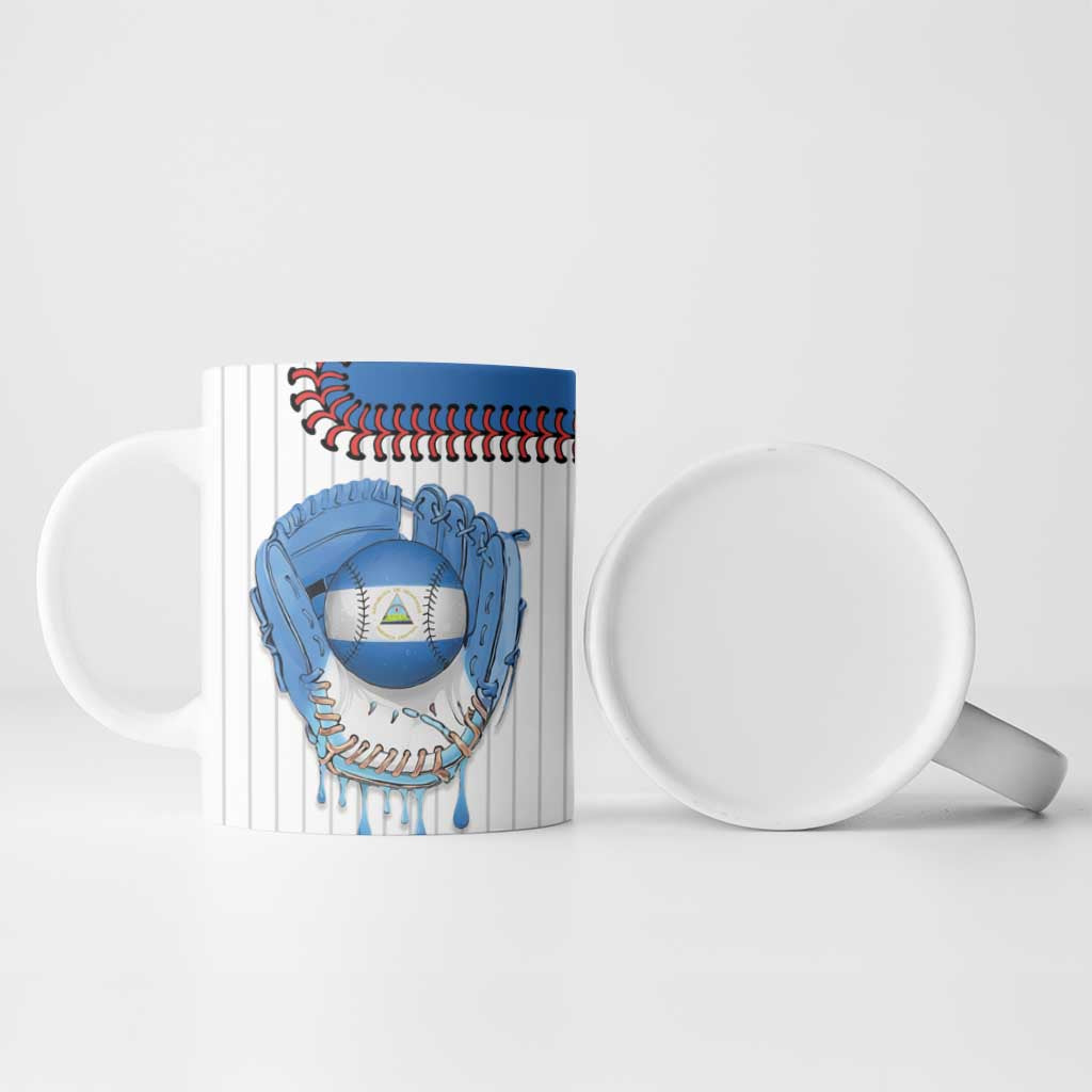 Custom Dripping Baseball Nicaragua Ceramic Mug
