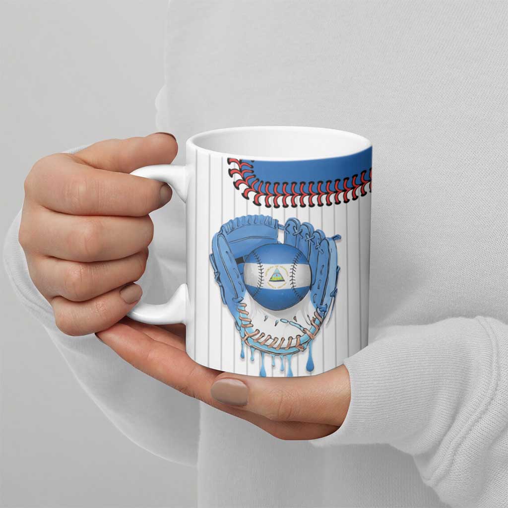 Custom Dripping Baseball Nicaragua Ceramic Mug