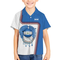 Custom Dripping Baseball Nicaragua Hawaiian Shirt