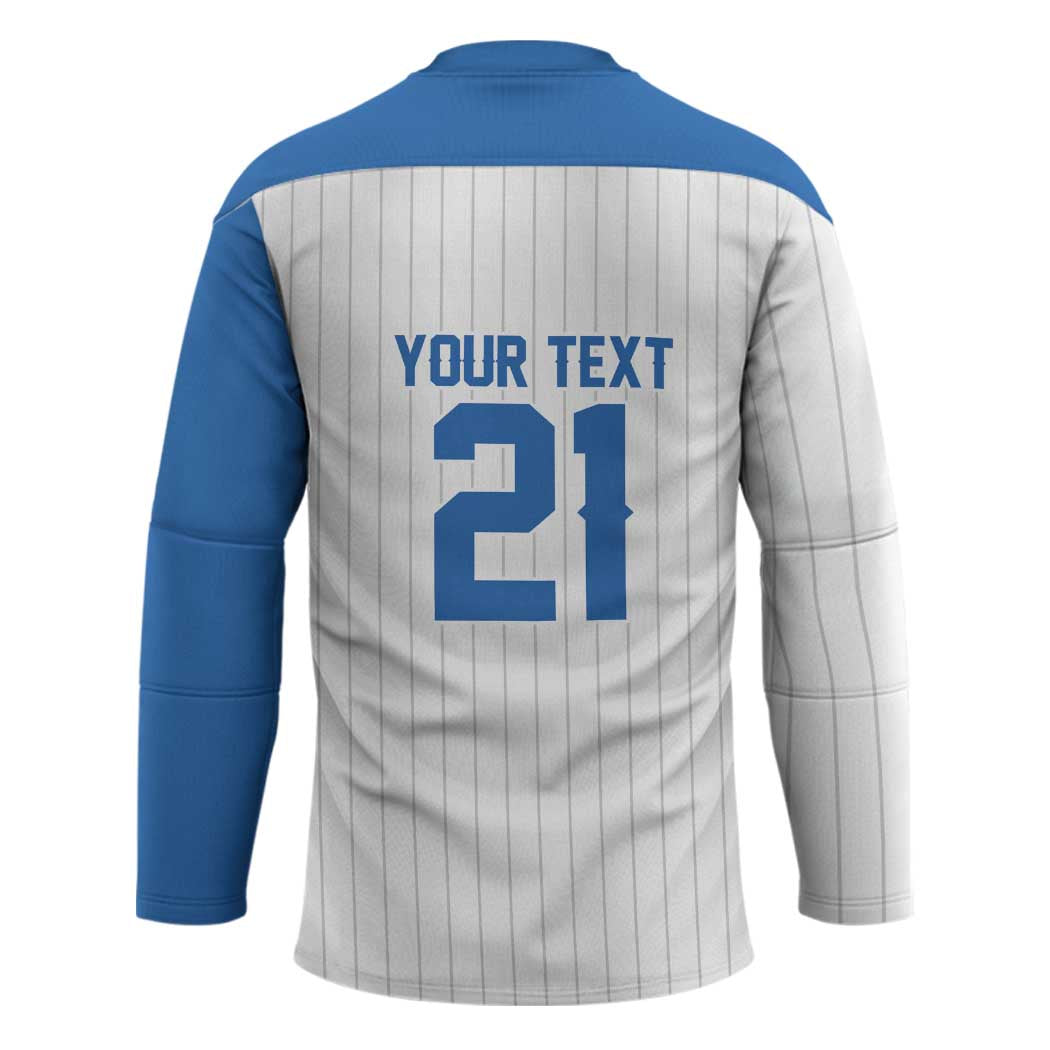 Custom Dripping Baseball Nicaragua Hockey Jersey