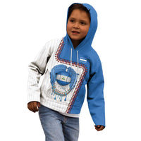 Custom Dripping Baseball Nicaragua Kid Hoodie