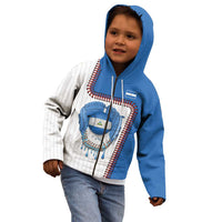 Custom Dripping Baseball Nicaragua Kid Hoodie