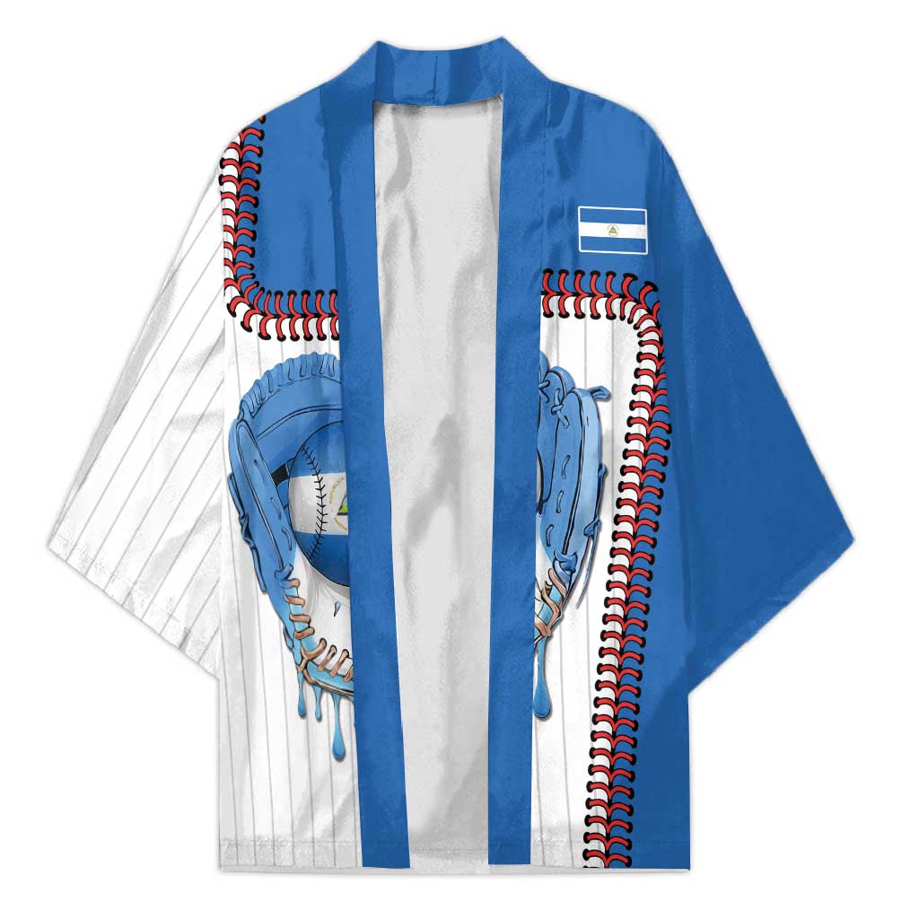 Custom Dripping Baseball Nicaragua Kimono