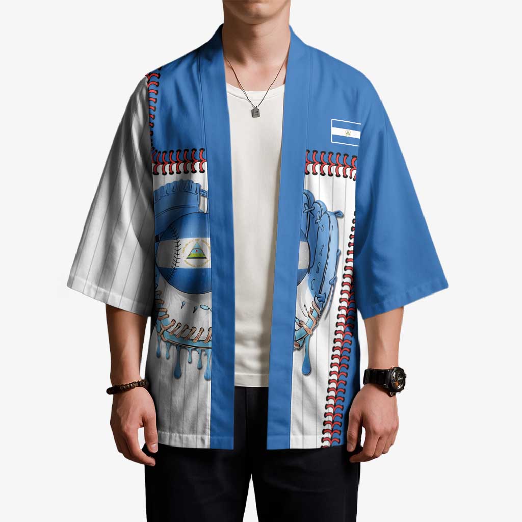 Custom Dripping Baseball Nicaragua Kimono