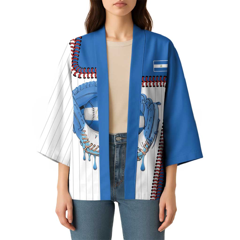 Custom Dripping Baseball Nicaragua Kimono