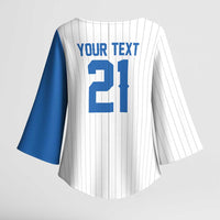 Custom Dripping Baseball Nicaragua Kimono Sleeve Blouse