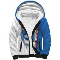 Custom Dripping Baseball Nicaragua Sherpa Hoodie