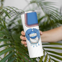 Custom Dripping Baseball Nicaragua Skinny Tumbler