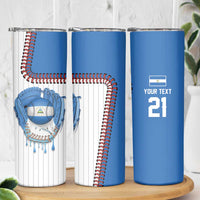 Custom Dripping Baseball Nicaragua Skinny Tumbler
