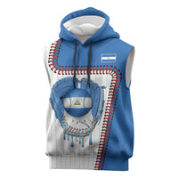 Custom Dripping Baseball Nicaragua Sleeveless Hoodie