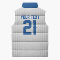 Custom Dripping Baseball Nicaragua Sleeveless Puffer Jacket