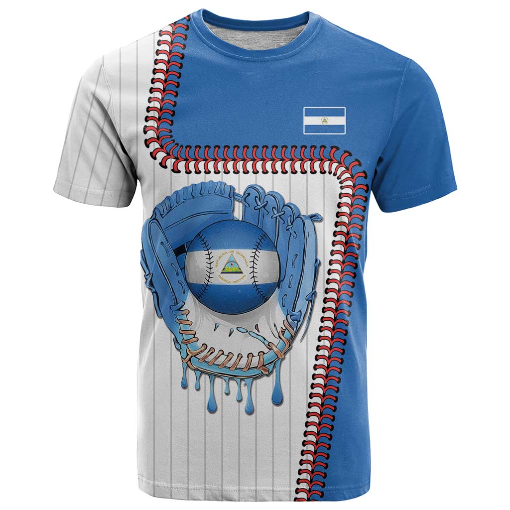 Custom Dripping Baseball Nicaragua T Shirt