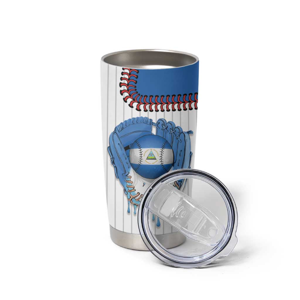 Custom Dripping Baseball Nicaragua Tumbler Cup