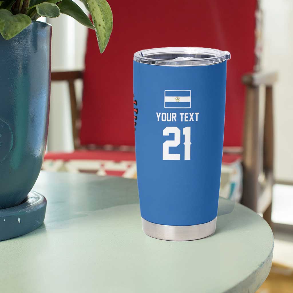 Custom Dripping Baseball Nicaragua Tumbler Cup