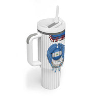 Custom Dripping Baseball Nicaragua Tumbler With Handle