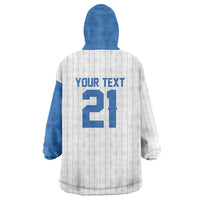 Custom Dripping Baseball Nicaragua Wearable Blanket Hoodie