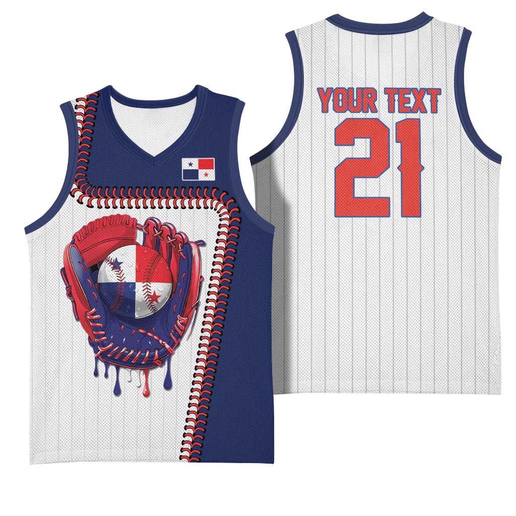 Custom Dripping Baseball Panama Basketball Jersey