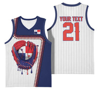 Custom Dripping Baseball Panama Basketball Jersey