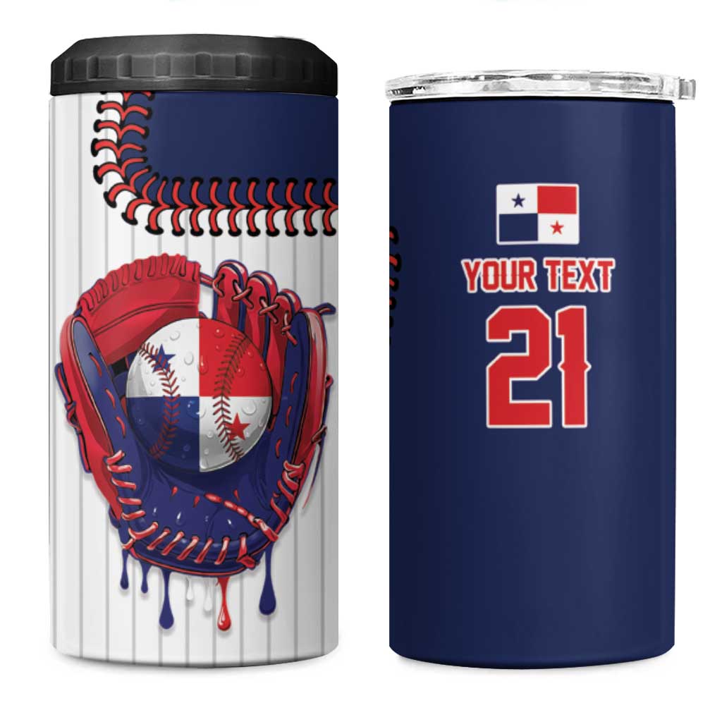 Custom Dripping Baseball Panama 4 in 1 Can Cooler Tumbler