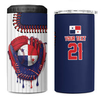 Custom Dripping Baseball Panama 4 in 1 Can Cooler Tumbler