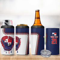 Custom Dripping Baseball Panama 4 in 1 Can Cooler Tumbler