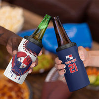 Custom Dripping Baseball Panama 4 in 1 Can Cooler Tumbler