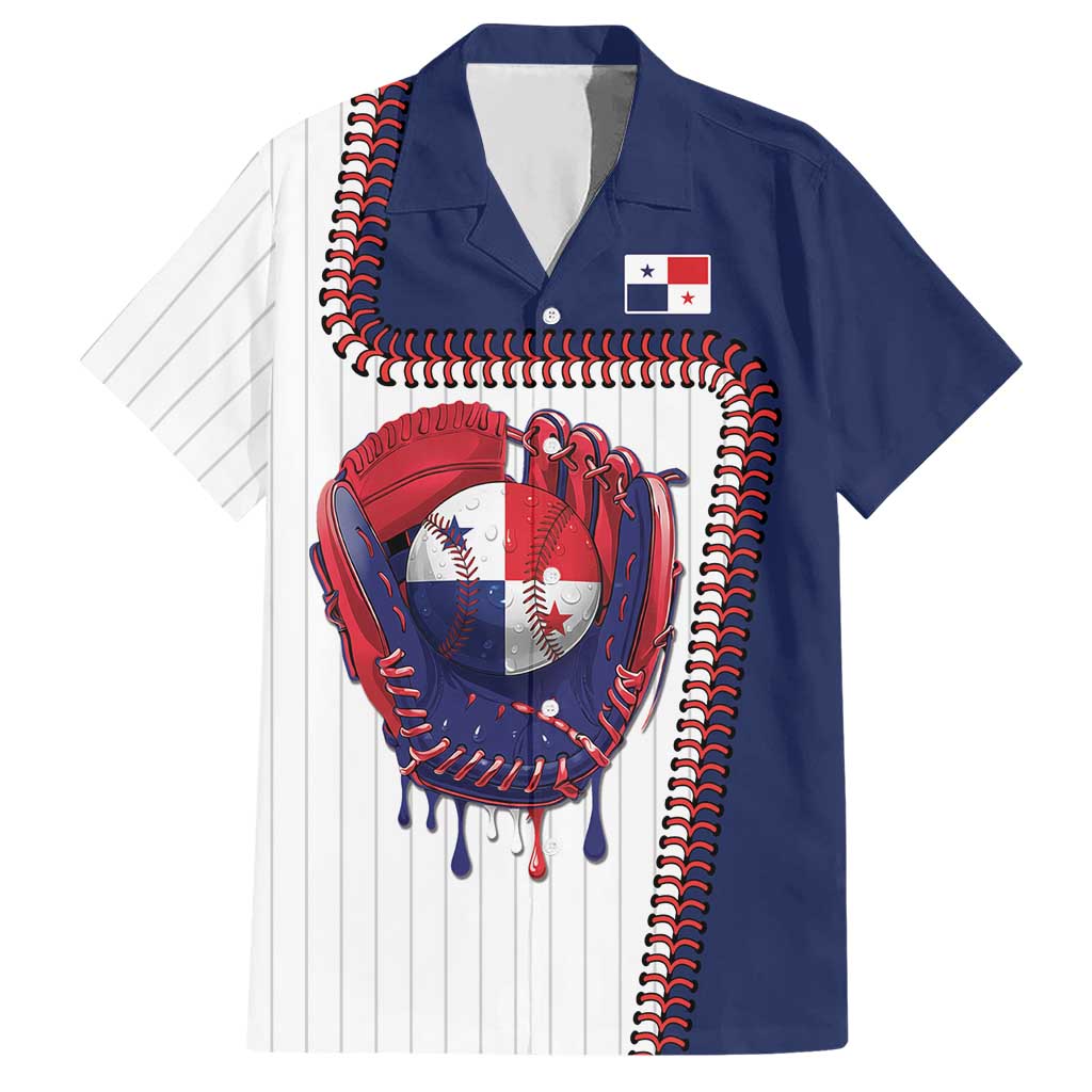 Custom Dripping Baseball Panama Hawaiian Shirt