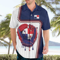 Custom Dripping Baseball Panama Hawaiian Shirt