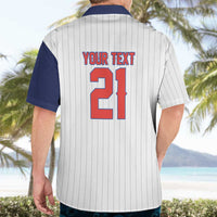 Custom Dripping Baseball Panama Hawaiian Shirt