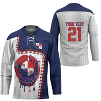 Custom Dripping Baseball Panama Hockey Jersey