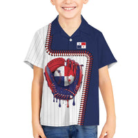 Custom Dripping Baseball Panama Kid Hawaiian Shirt
